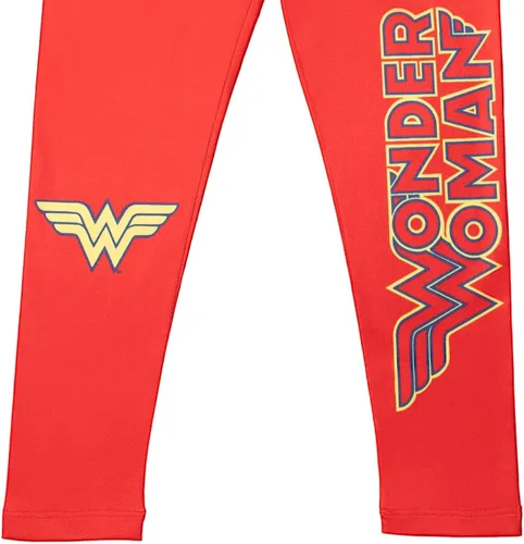 Vista 8 de DC Comics Justice League Batgirl Supergirl Wonder Woman Girls - Paquete de 4 pantalones para niños pequeños a niños grandes
