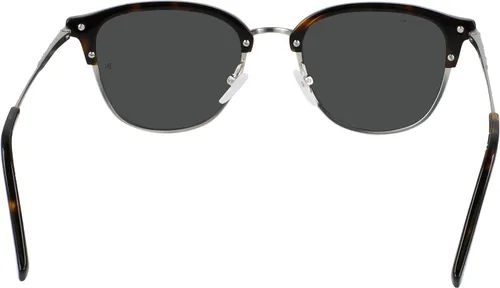 Vista 5 de Lacoste Gafas de sol grises ovaladas para hombre L106SND 045 52, plateado