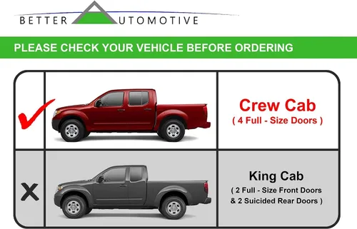 Vista 4 de Estribos laterales compatibles con Nissan Frontier Crew Cab 2005-2026 / Suzuki Equator Crew Cab 2005-2012 - Barras laterales de acero inoxidable