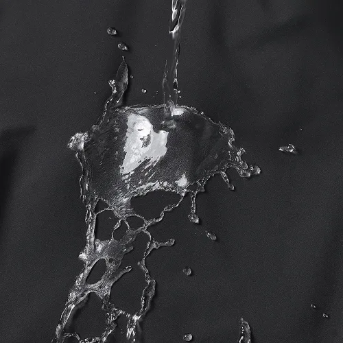 Vista 4 de Chubasquero impermeable para mujer con capucha ligero cortavientos para senderismo Negro