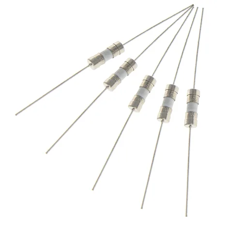 Vista 10 de Heyiarbeit Fusible de plomo axial de cerámica de 3.6x10mm/0.14"x0.39" Fusibles de soplado rápido para reemplazar o reparar muchos dispositivos