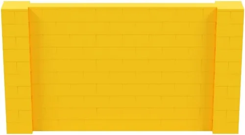 Vista 232 de EverBlock Kit de pared de 5 x 4 pies Bloques de construcción modulares Sistema de pared para edificios, pantallas y estructuras Divisor