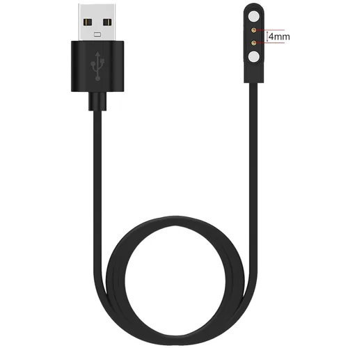 Vista 8 de Cargador magnético universal para reloj, distancia entre pines de 0.300 in, compatible con reloj inteligente (negro)