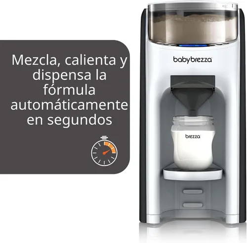 Vista 2 de Baby Brezza Nueva y Mejorada Máquina Dispensadora de Fórmula Formula Pro Advanced - Mezcla Automáticamente un Biberón de Fórmula Tibia al Instante