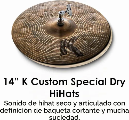 Vista 3 de Zildjian KCSP4681 K Paquete de platillos secos especiales personalizados