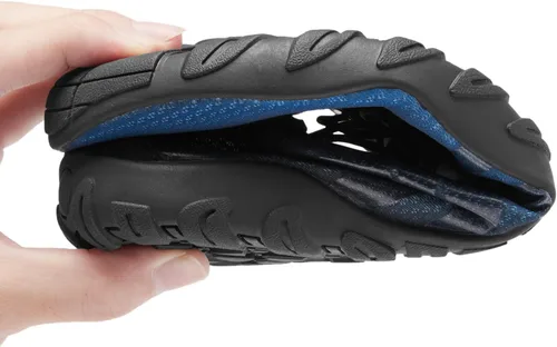Vista 5 de Racqua Zapatos de agua para hombres y mujeres, secado rápido, colores degradados, descalzos, acuáticos, atléticos, natación, surf, playa, zapatos
