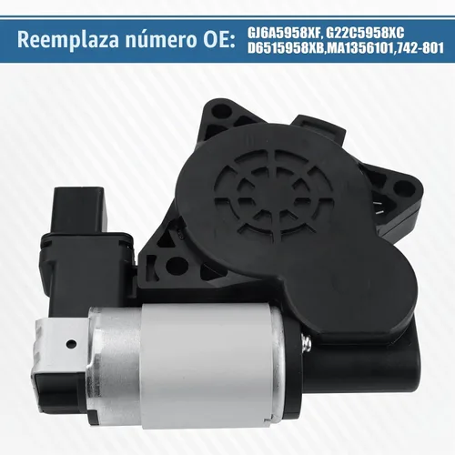 Vista 4 de 742-801 Motor de elevación de ventana eléctrica compatible con Mazda 3, Mazda 5, Mazda 6, Mazda CX-7, Mazda CX-9, Mazda RX-8, Reemplazo #