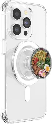 Vista 4 de Ramen Lover - Sopa de fideos de comida japonesa para amantes del anime, PopSockets PopGrip para MagSafe