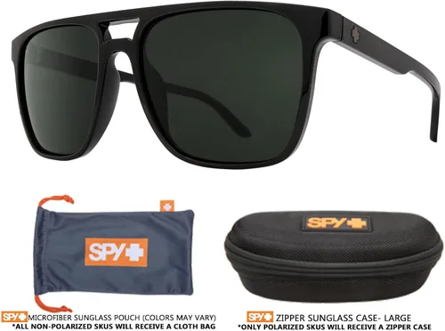 Vista 3 de Spy Czar Square Sunglasses for MEN BUNDLE with Designer iWear Complimentary Eyewear Kit