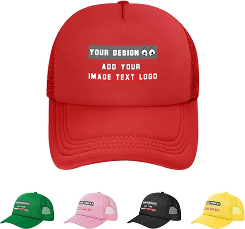 Vista 15 de Sombrero personalizado al por mayor a granel Texto/logotipo personalizado sombrero para hombres mujeres camionero sombrero
