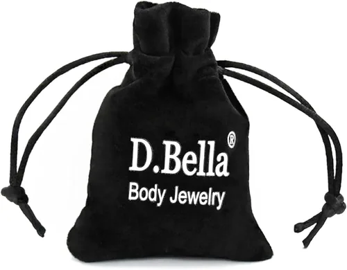 Vista 6 de D.Bella Aretes de tuerca falsos con circonita cúbica para mujeres y hombres, plata