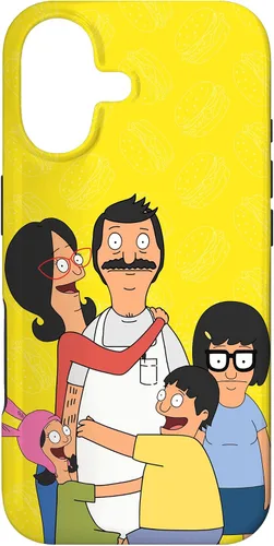 Vista 32 de Funda para iPhone 12 Pro Max Bob Burgers Bob Linda Gene Tina Louise Family Hug