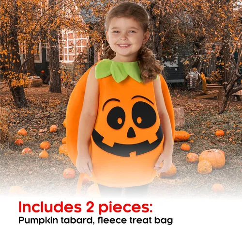 Vista 2 de Morph - Disfraz de calabaza para niños pequeños, disfraz de calabaza para Halloween, disfraz de calabaza para niños pequeños, disfraz de calabaza