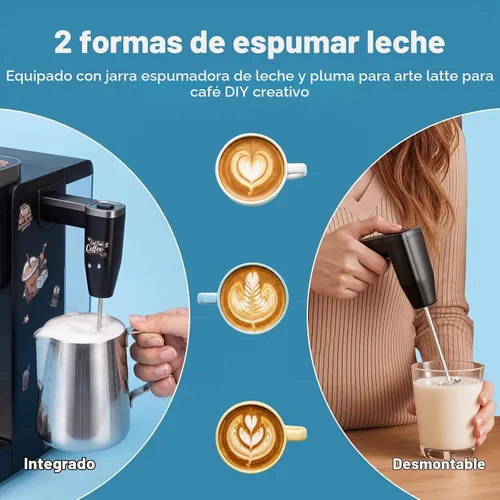 Vista 3 de Tastyle Cafetera BrewKit de una sola porción con espumador para taza K
