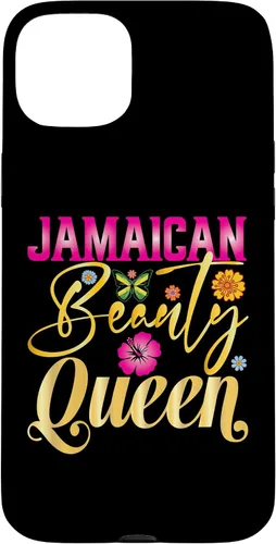 Vista 9 de iPhone 16 Jamaican Beauty Queen Jamaica Flag Jamaica Girl Souvenir Case