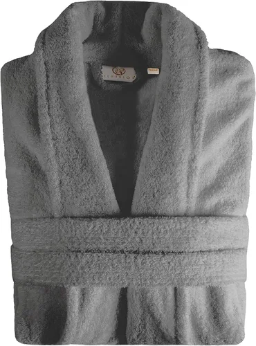 Vista 2 de Superior Men's Traditional Premium Turkish Cotton Lightweight Long Bathrobe with Pockets