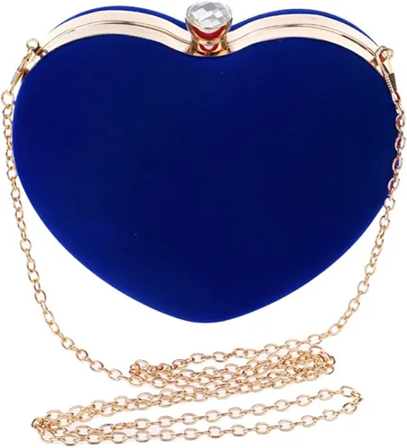 Vista 4 de Sun Kea Bolso de mano con forma de corazón para mujer, bolso de mano elegante, bolso de hombro