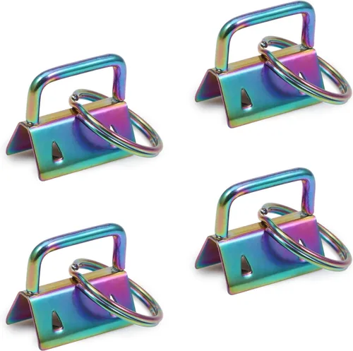Vista 15 de SPEEDWOX Accesorios para llavero con anillo dividido, juego de correas para manualidades
