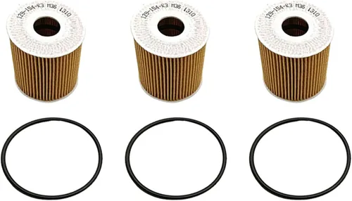 Vista 2 de Filtro de aceite de motor de 3 piezas 57303 para Ram 700 2015-2017 para Mini Cooper 2002-2008 11427509208 04693140AB