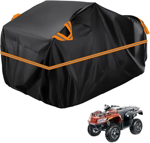 Vista 404 de Cubierta para ATV impermeable compatible con Arctic Cat H1 EFI TRV Cruiser 4x4 2011, cubierta de 210D para vehículos de 4 ruedas, cubierta para quad