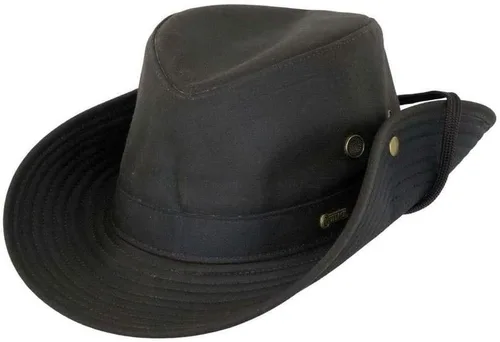 Vista 3 de Outback Trading Company 1497 River Guide UPF 50 - Gorro de algodón impermeable transpirable para exteriores