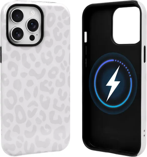 Vista 33 de NITITOP Funda magnética compatible con iPhone 11, compatible con MagSafe lindo diseño estético de leopardo ámbar tortuga para mujeres, hombres