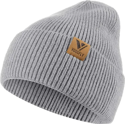 Vista 13 de Vgogfly Gorro holgado para mujer, gorro de punto de invierno, suave y cálido, gorro de esquí unisex Beige