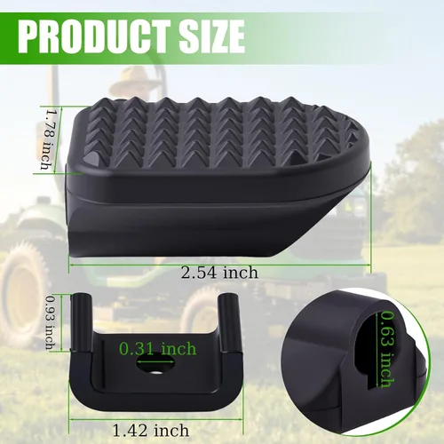 Vista 2 de Pedal de bloqueo diferencial y cierre de bloqueo de 3 puntos para John Deere 1023E 1026R 1025R y Gen2 2025R Subcompacto Tractor Engage Disengage