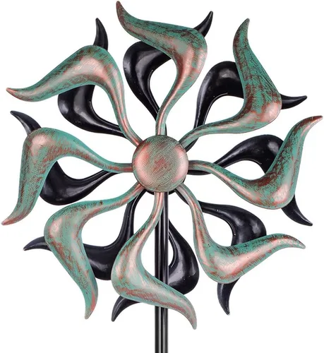 Vista 9 de Stargarden Molinillos de Viento de Metal Grandes para Exteriores, Arte de Metal para Patio, Esculturas de Viento y Molinillos para Decoraciones