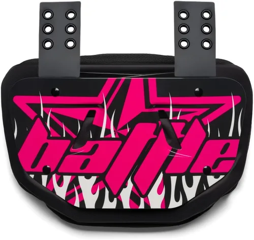 Vista 27 de Battle Sports Placa de espalda de fútbol novedosa – Protector de espalda inferior de carcasa dura con espuma contorneada para protección de alto