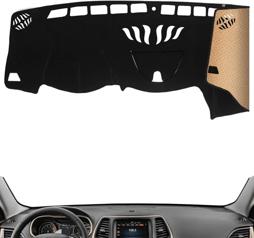 Vista 38 de Cobertor de tablero Antirreflejos, protección solar, a prueba de polvo, UV-Proof Coberturas de tablero para interior de auto, compatible