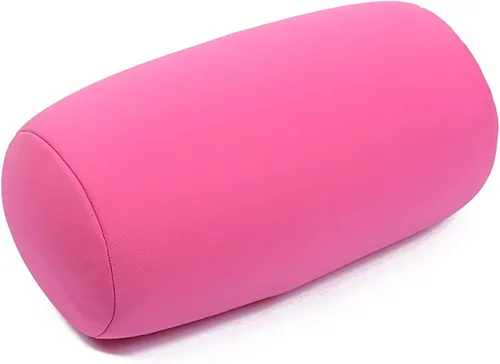 Vista 11 de Almohada de cuello de microcuentas, almohada de tubo blando para soporte de cuello o espalda, cojín cilíndrico cervical para el hogar, sofá, cama
