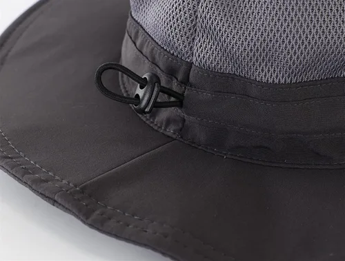 Vista 10 de Connectyle Sombrero de sol Boonie para hombre, protección UV, pesca, senderismo, camping, sombrero