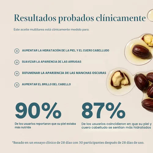 Vista 2 de Cliganic Aceite de jojoba orgánico de 16 onzas con bomba, 100% puro, a granel, aceite hidratante para cara, cabello, piel y uñas, prensado en frío