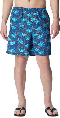 Vista 19 de Columbia Super Backcast - Pantalón corto de agua para hombre Impresión de tinte negro