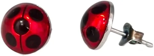 Vista 2 de ZAG STORE - Los aretes Miraculous Ladybug Acero inoxidable