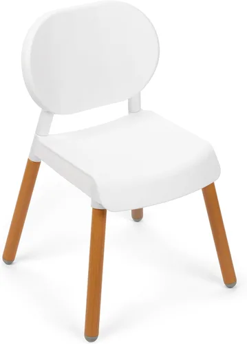 Vista 2 de Skip Hop Sillas de actividades para niños pequeños con pies antideslizantes, juego de 2, color blanco