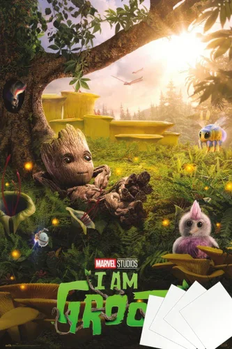 Vista 8 de I Am Groot - Póster de programa de televisión (Chill Time) (tamaño: 24" x 36")
