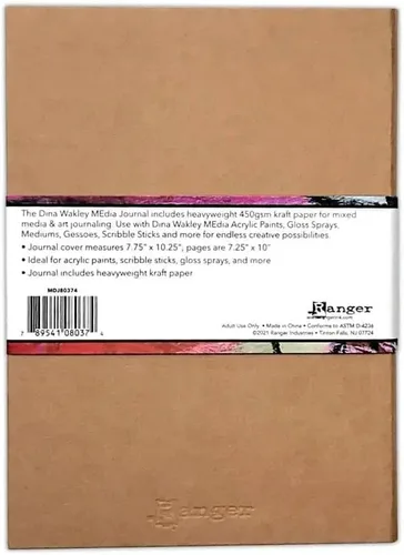 Vista 2 de Diario 7.75X10.25 Kraft