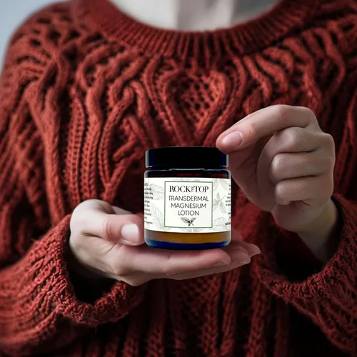 Vista 5 de Loción Transdérmica de Magnesio/Crema de Magnesio - Loción Premium de Magnesio para el Sueño y Cuidado de la Piel hecha con Cloruro de Magnesio