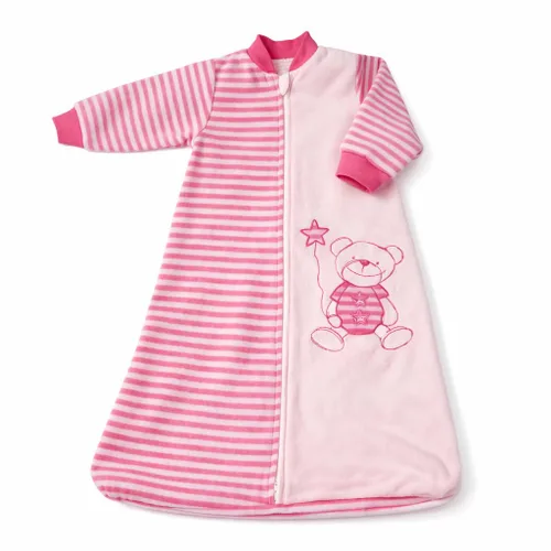 Vista 15 de Tog 2.0 - Saco de dormir para niños pequeños, manga larga, terciopelo de algodón, cálido saco de dormir con brazos para bebé, 4 estaciones, Azul