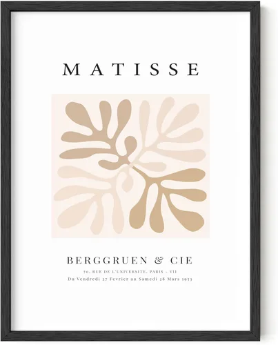 Vista 32 de HAUS AND HUES Matisse - Lámina de arte moderno minimalista - Arte de pared estético de Henri Matisse, póster abstracto para cuarto de dormitorio