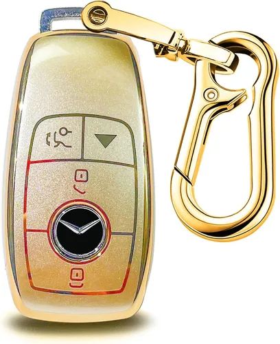 Vista 9 de para funda de llavero Mercedes Benz, protector de llave compatible con 2017-2023 Clase E 2018-2021 Clase S 2019-2023 Clase A Clase C Clase G