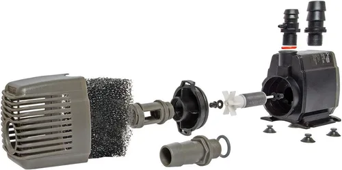 Vista 4 de Bomba de Agua Sumergible Hydrofarm AAPW550 de 33 Vatios 550 GPH para Interiores/Exteriores Hidropónica Acuario Estanque Cable de Alimentación de 6
