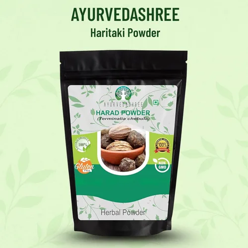 Vista 2 de AYURVEDASHREE Haritaki Powder 200 Gm I Terminalia Chebula Powder I una hierba ayurvédica para desintoxicación y rejuvenecimiento para Vata I Vata I
