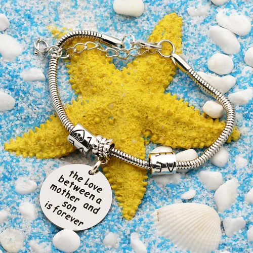 Vista 4 de lauhonmin - Pulsera de abalorios para madre e hija, para el día de la madre