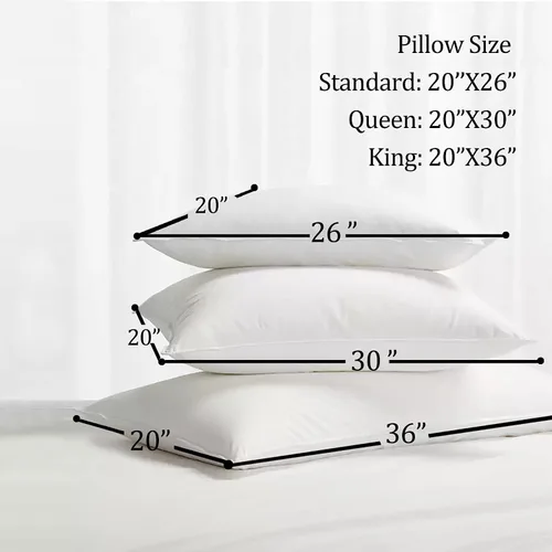 Vista 4 de linens delight Highland Feather® - Almohada de plumón europea tamaño estándar - 800 relleno de potencia