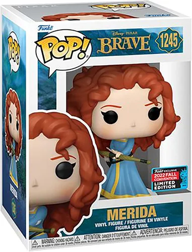 Vista 2 de Funko POP Disney: Brave - Mérida (edición limitada de convención) #1245 figura de vinilo