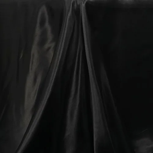Vista 3 de Mantel rectangular de satén negro de 90 x 156 pulgadas para mesa de boda, fiesta, recepción, eventos, cocina y comedor