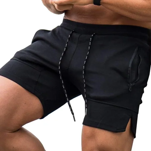 Vista 7 de COOFANDY Pantalones cortos de entrenamiento para hombre, pantalones cortos de entrenamiento atlético, pantalones cortos ajustados para levantamiento
